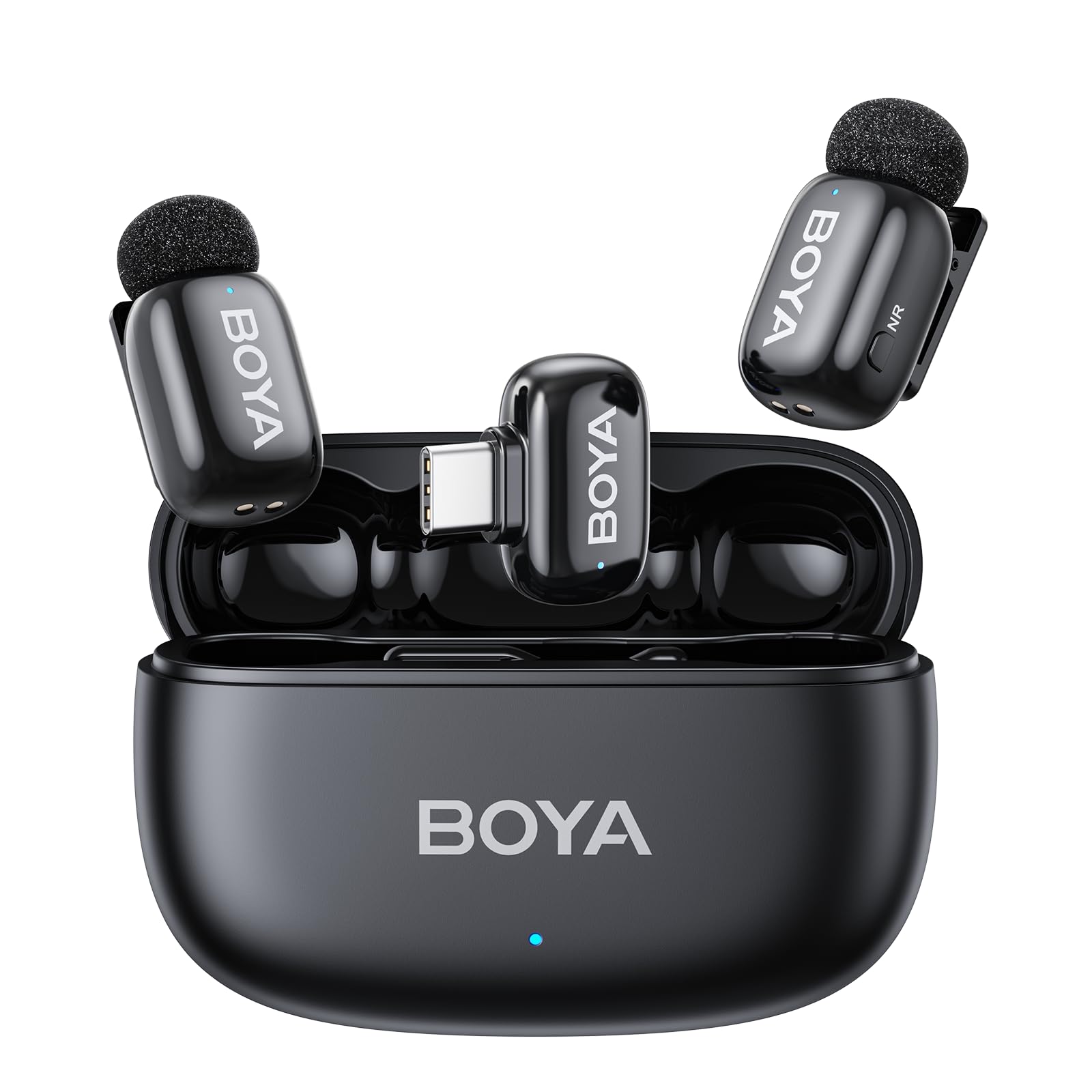 BOYA mini 2 Wireless Lavalier Microphone for iPhone 15/16/17 & Android