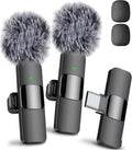Mini Mic Pro (Latest Model – #1 Microphone for iPhone & Android, Wireless Mini Microphone, Clear Voice, Noise Cancelling, Lavalier Mic for TikTok, YouTube & Interviews (iPhone 15+)