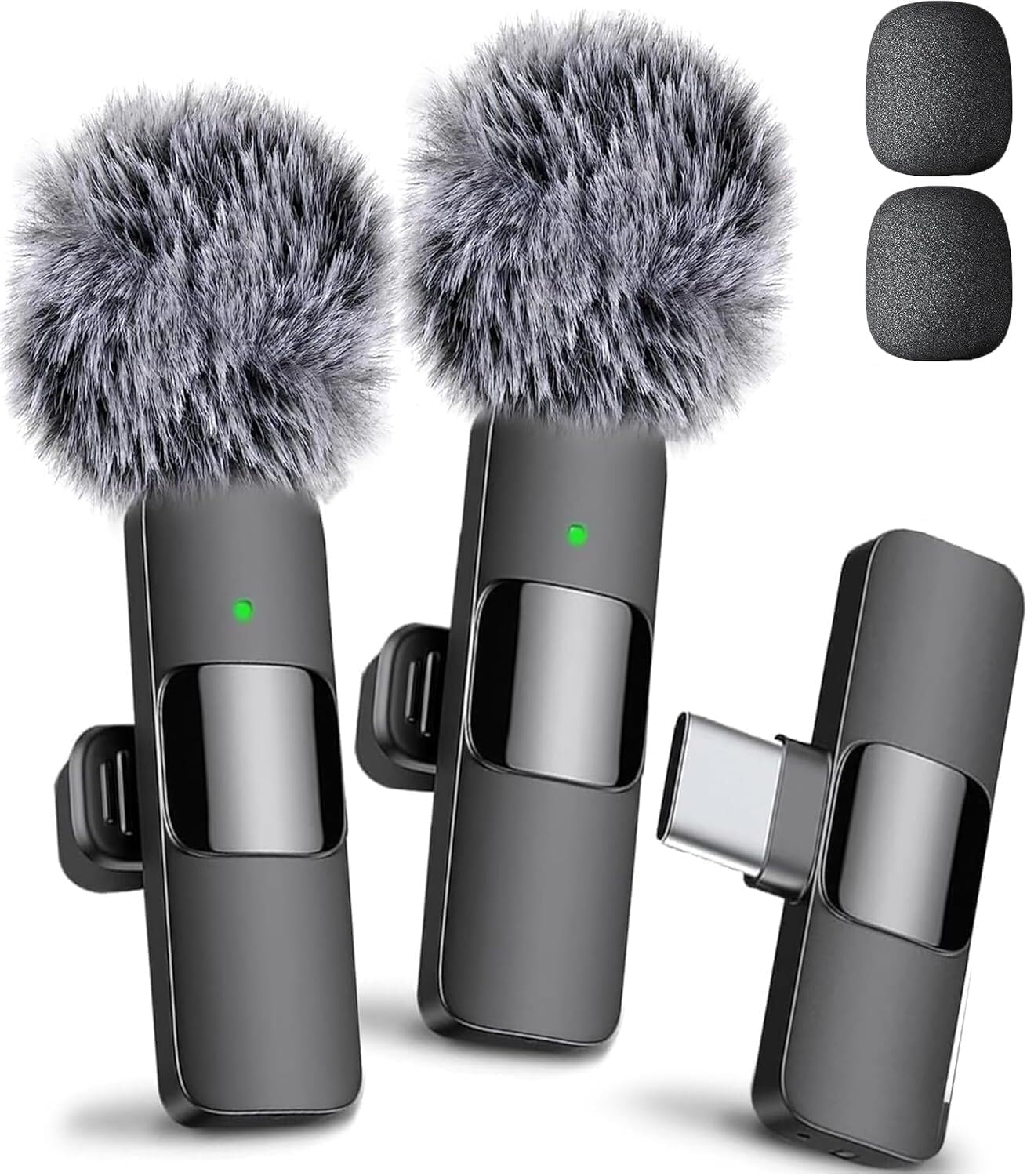 Mini Mic Pro (Latest Model – #1 Microphone for iPhone & Android, Wireless Mini Microphone, Clear Voice, Noise Cancelling, Lavalier Mic for TikTok, YouTube & Interviews (iPhone 15+)