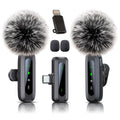 Wireless Mini Microphone for iPhone 15/16/17, iPad, Android, Wireless Lavalier Microphone with Noise Reduction, Portable USB C Lapel Mic for Video Recording, Vlog, Tiktok, YouTube